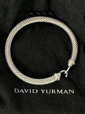 David Yurman Twisted Silver Bracelet 5mm
